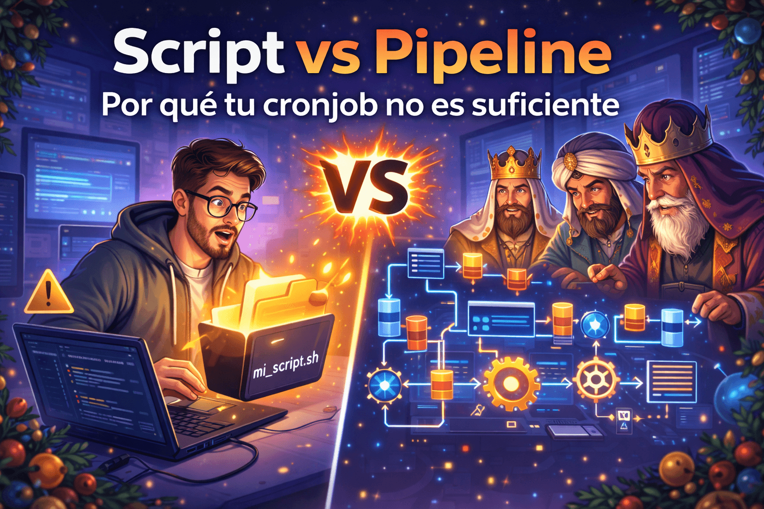 Script vs Pipeline: Por qué tu cronjob no es suficiente