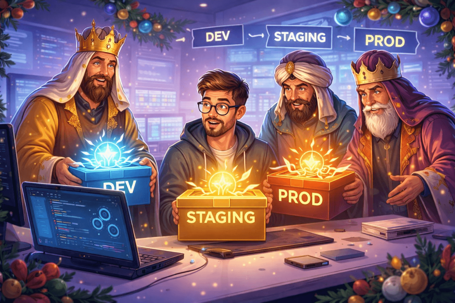 Environments (dev / staging / prod)